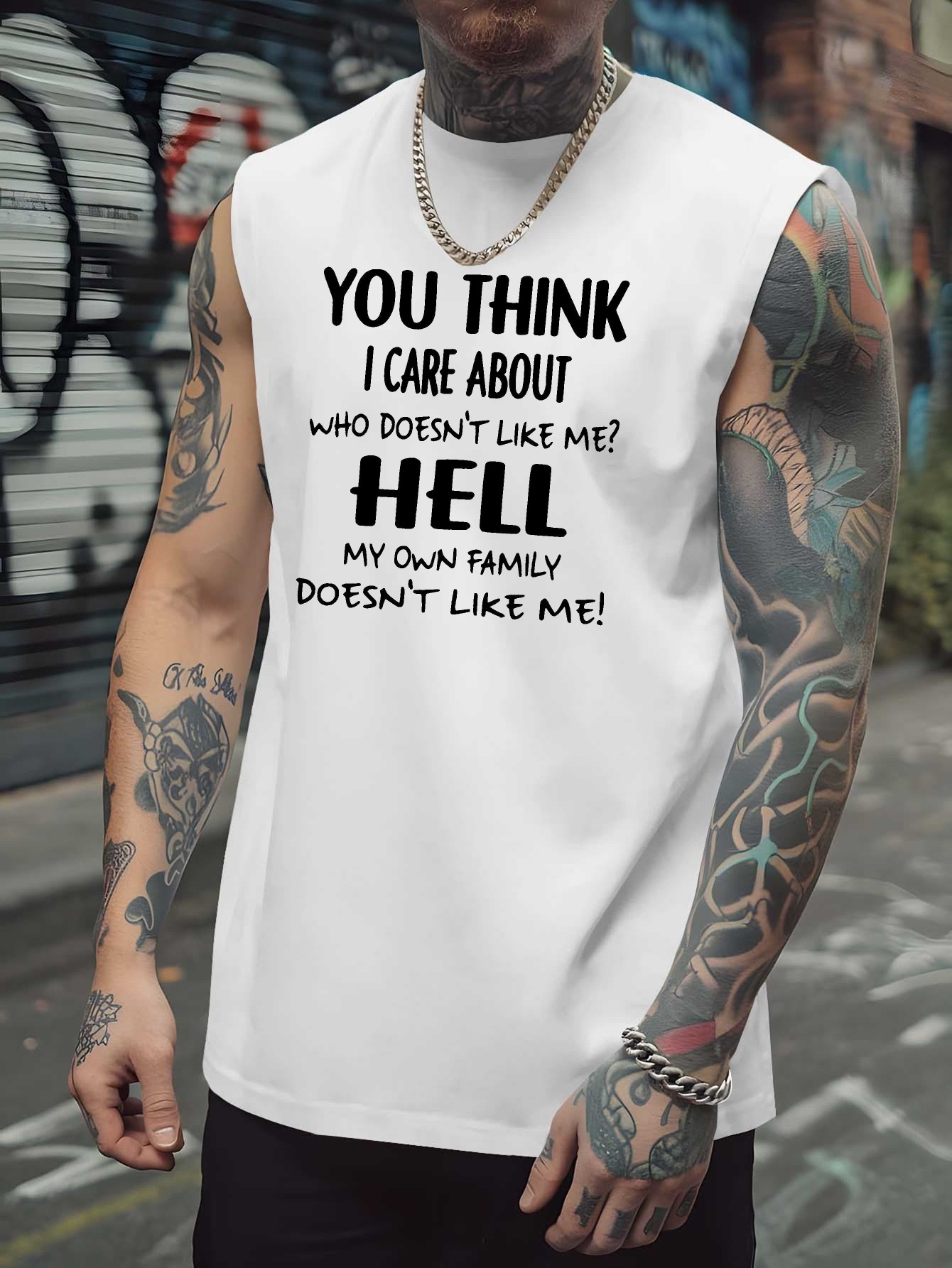 Men's Fun Quotes Sleeveless Mu – Tank Top Muscle Bewertung und Preis