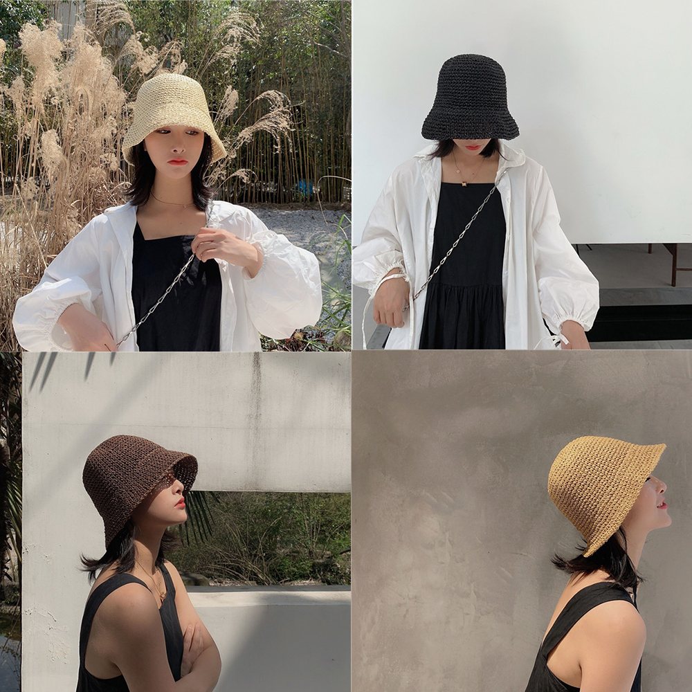 Hot Women's Fashion Summer Cap – Bucket Hat Straw Bewertung und Preis