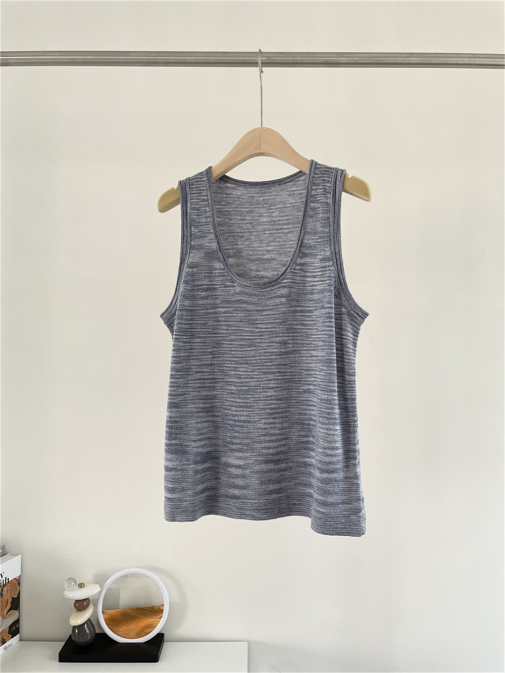 26 New Women's Clothes U-neck  – Short Linen Drawstring Bewertung und Preis