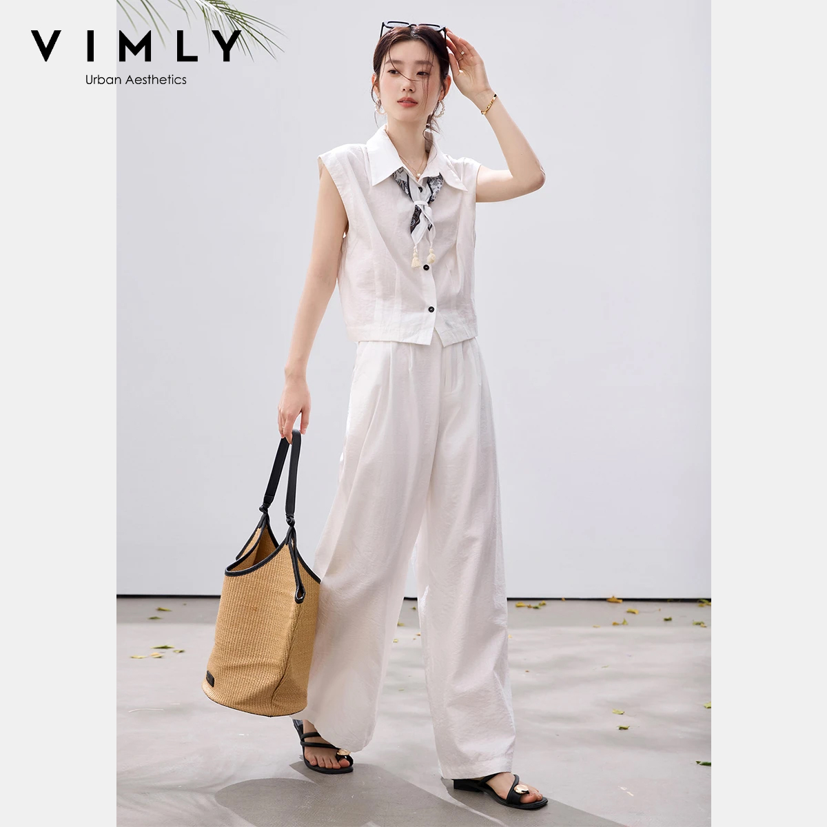 VIMLY Women's Casual Office Tw – Shirt Camp Collar Bewertung und Preis