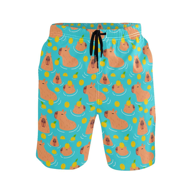 Cartoon Animal 3d Print Capyba – Trunks Board Surf Bewertung und Preis