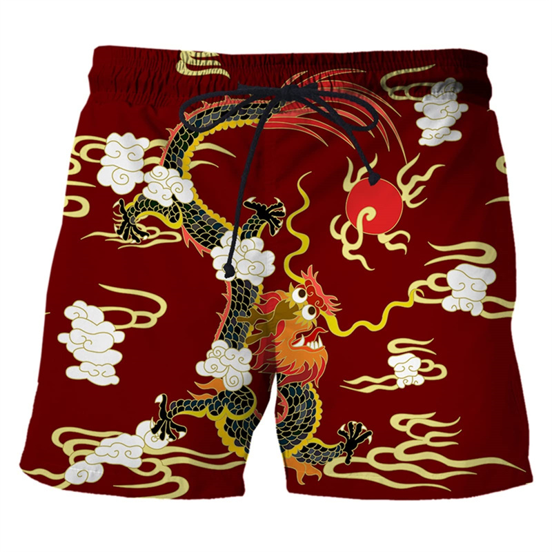 Chinese Dragon 3d Print Swim T – Trunks Board Surf Bewertung und Preis