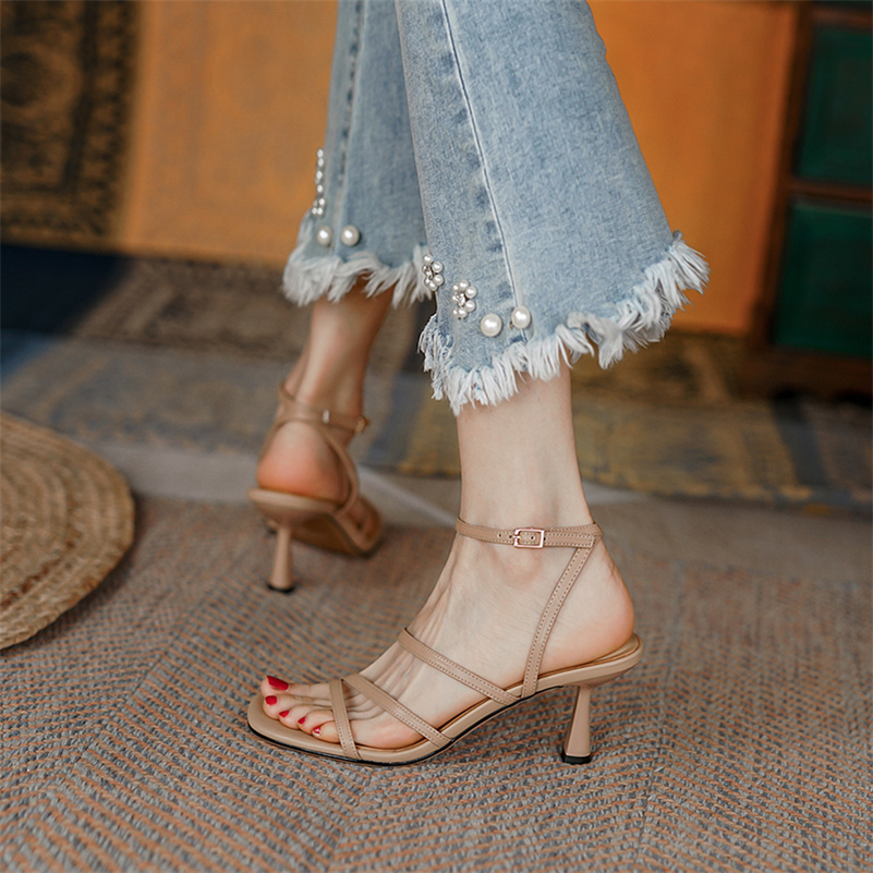 Meotina Sandals Women Shoes Sq – Casual Sandal Leather Bewertung und Preis