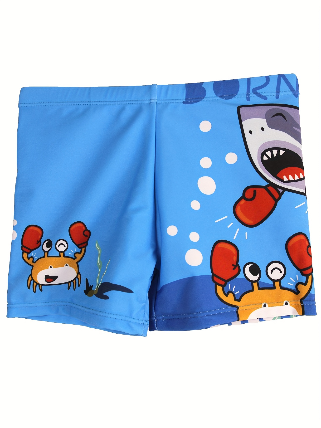 Cartoon Boxing Crab And Shark  – Swim Trunk Quick Dry Bewertung und Preis
